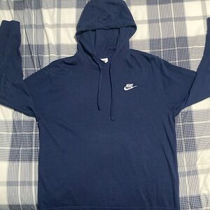 Navy blue Nike sportswear hoodie